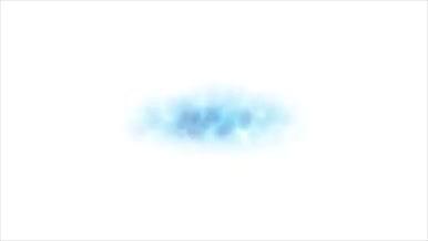 蓝色淡雅水波流转标志变换AE模板视频的预览图